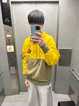 「アイテム（スウェットパンツ）」を使った、keikun✓⃝さん（メンズ・182cm・20代）の秋コーディネート