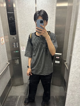 「アイテム（トップス）」を使った、keikun✓⃝さん（メンズ・182cm・20代）の夏コーディネート