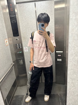 「GU（ジーユー）のアイテム」を使った、keikun✓⃝さん（メンズ・182cm）の夏コーディネート