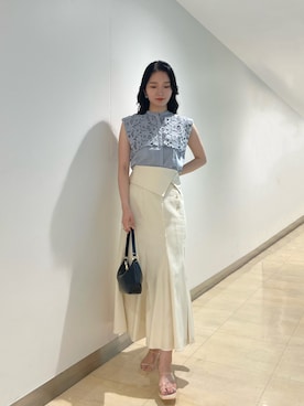 福川さん(レディース・166cm)の夏コーディネート