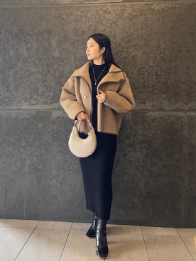 福川さん（レディース・166cm）の秋コーディネート