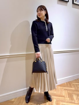 「ROPE'（ロペ）のアイテム」を使った、kanaさん（レディース・165cm）の冬コーディネート