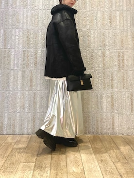 「VIS（ビス）のアイテム」を使った、_ichiさん（骨格ナチュラル・レディース・154cm）の冬コーディネート