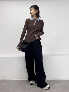 「アイテム（キャミソール）」を使った、_ichiさん（レディース・154cm・30代）の秋コーディネート