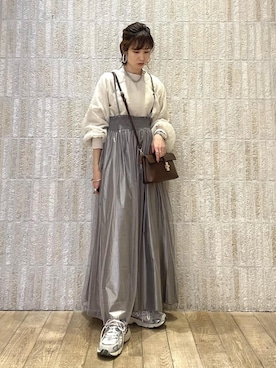 「アイテム（ワンピース/ドレス）」を使った、_ichiさん（レディース・154cm・30代）の冬コーディネート