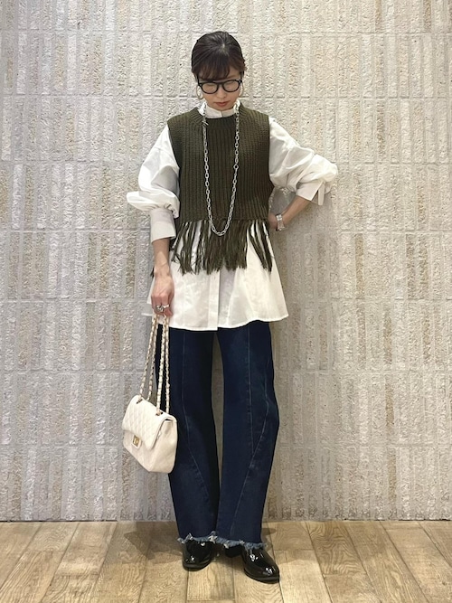美品 CITYSHOP フリンジベスト CITYSHOP フリンジベスト