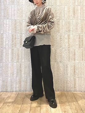 「VIS（ビス）のアイテム」を使った、_ichiさん（骨格ナチュラル・レディース・154cm）の秋コーディネート