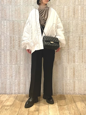 「VIS（ビス）のアイテム（ブルゾン）」を使った、_ichiさん（レディース・154cm）の秋コーディネート