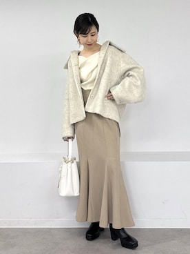 「アイテム（ブルゾン）」を使った、_ichiさん（レディース・154cm・30代）の冬コーディネート