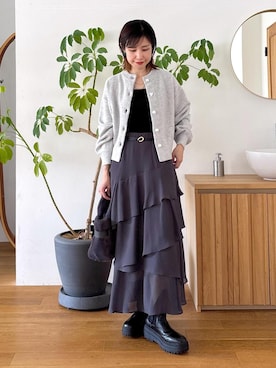 「154cmコーデ」｜_ichiさん（レディース・154cm）の秋コーディネート