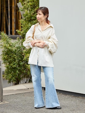 「VIS（ビス）のアイテム（パンツ）」を使った、_ichiさん（レディース・154cm）の春コーディネート