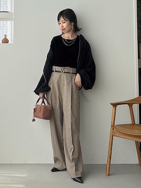 「アイテム（ボストンバッグ）」を使った、_ichiさん（レディース・154cm・30代）の夏コーディネート