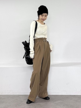 「VIS（ビス）のアイテム（トップス）」を使った、_ichiさん（レディース・154cm）の冬コーディネート