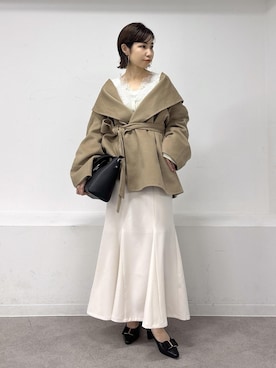 「VIS（ビス）のアイテム（トップス）」を使った、_ichiさん（レディース・154cm）の秋コーディネート