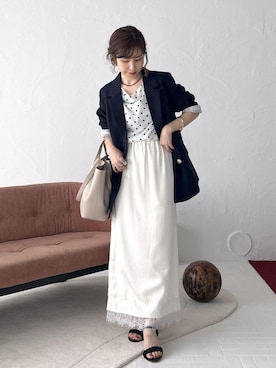 「154cm」｜_ichiさん（レディース・154cm）の夏コーディネート