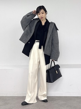 「VIS（ビス）のアイテム（トップス）」を使った、_ichiさん（レディース・154cm）の冬コーディネート