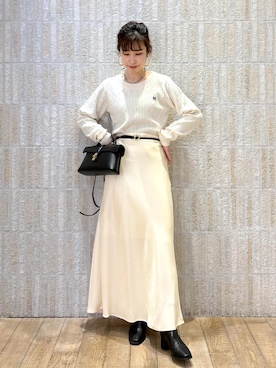 「イエベ」｜「アイテム（ブーツ）」を使った、_ichiさん（レディース・154cm）の冬コーディネート