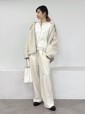 「アイテム（ブルゾン）」を使った、_ichiさん（レディース・154cm・30代）の冬コーディネート