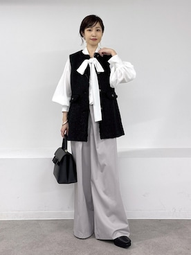 「VIS（ビス）のアイテム（トップス）」を使った、_ichiさん（レディース・154cm）の冬コーディネート