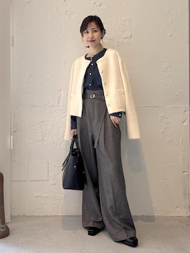 「アイテム（キャミソール）」を使った、_ichiさん（レディース・154cm）の秋コーディネート