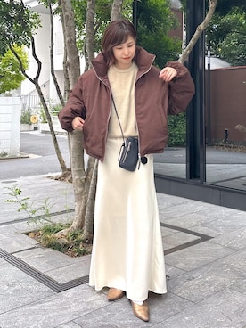 「アイテム（キャミソール）」を使った、_ichiさん（レディース・154cm・30代）の秋コーディネート