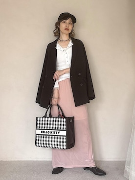 「VIS（ビス）のアイテム（ジャケット/アウター）」を使った、_ichiさん（レディース・154cm）の夏コーディネート