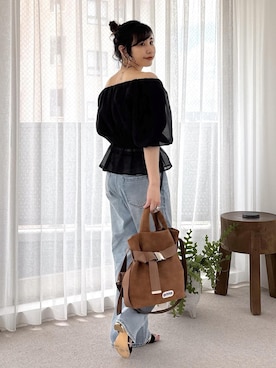 「VIS（ビス）のアイテム（パンツ）」を使った、_ichiさん（レディース・154cm）の夏コーディネート