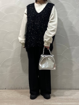 kumadayoooさん（レディース・158cm）の冬コーディネート