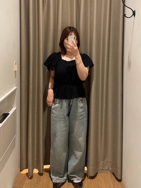 「LOWRYS FARM（ローリーズファーム）のポインテッドＦシューズ 581137（パンプス、その他）」を使った、kumadayoooさん（レディース）の春コーディネート