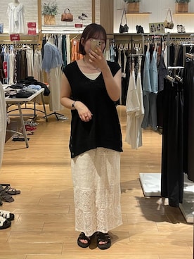 kumadayoooさん（レディース・158cm）の夏コーディネート