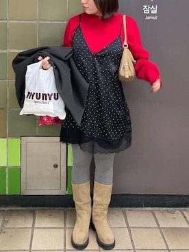 kumadayoooさん（レディース・158cm）の冬コーディネート