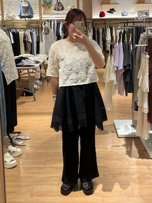 ミニシャーリングフレアパンツ 451869