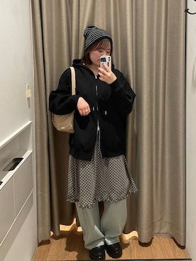 kumadayoooさん（レディース・158cm）の冬コーディネート