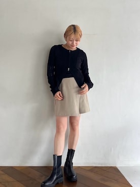 アシメラップアークショートパンツを使った人気ファッション アシメラップアークショートパンツを使った人気ファッション