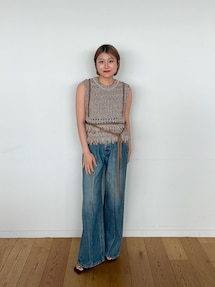 PUBLIC TOKYO（パブリックトウキョウ）の「メッシュフリンジトップス