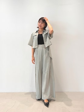 PUBLIC TOKYO STAFFさん（レディース・155cm）の夏コーディネート