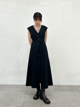 「PUBLIC TOKYO（パブリックトウキョウ）のアイテム（ジャケット/アウター）」を使った、PUBLIC TOKYO STAFFさん（レディース・166cm）の秋コーディネート