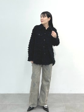 「PUBLIC TOKYO（パブリックトウキョウ）のアイテム（シャツ/ブラウス）」を使った、PUBLIC TOKYO STAFFさん（レディース・157cm）の春コーディネート