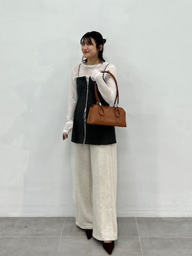 「カットオフ」｜PUBLIC TOKYO STAFFさん（レディース・155cm）の秋コーディネート