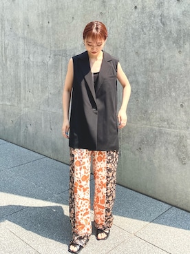 PUBLIC TOKYO STAFFさん（レディース・152cm）の夏コーディネート