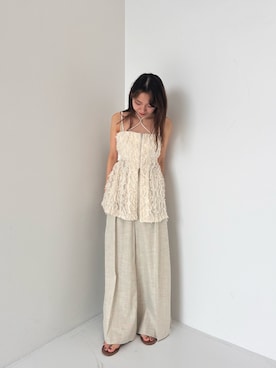 PUBLIC TOKYO STAFFさん（レディース・156cm）の夏コーディネート