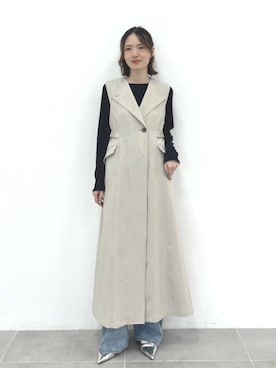 PUBLIC TOKYO STAFFさん（レディース・163cm）の春コーディネート