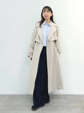 「PUBLIC TOKYO（パブリックトウキョウ）のアイテム（ジャケット/アウター）」を使った、PUBLIC TOKYO STAFFさん（レディース・156cm）の春コーディネート