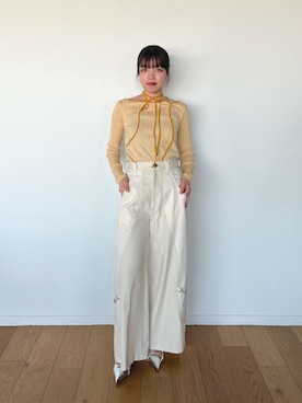 PUBLIC TOKYO STAFFさん（レディース・166cm）の春コーディネート