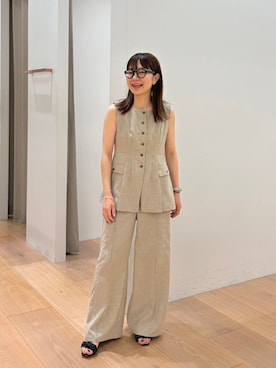PUBLIC TOKYO STAFFさん（レディース・155cm）の夏コーディネート