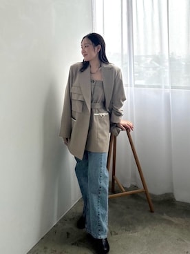PUBLIC TOKYO STAFFさん(レディース・152cm)の冬コーディネート