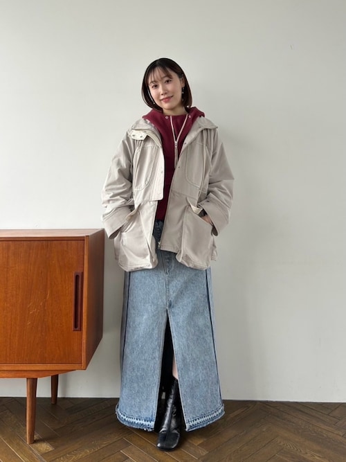 PUBLIC TOKYO パブリックトウキョウ グロッシーレイヤードスカート PUBLIC TOKYO パブリックトウキョウ グロッシーレイヤードス
