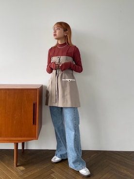 PUBLIC TOKYO STAFFさん(レディース・156cm)の冬コーディネート