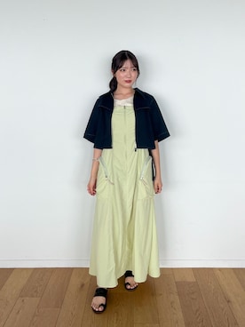 「PUBLIC TOKYO（パブリックトウキョウ）のアイテム（シャツ/ブラウス）」を使った、PUBLIC TOKYO STAFFさん（レディース・158cm）の春コーディネート