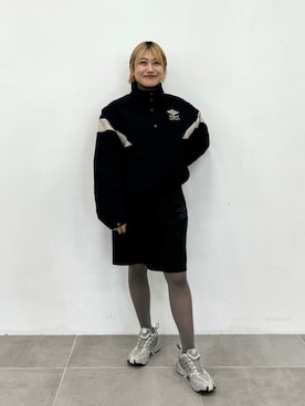 「PUBLIC TOKYO（パブリックトウキョウ）のアイテム（ブルゾン）」を使った、PUBLIC TOKYO STAFFさん（レディース・155cm）の春コーディネート